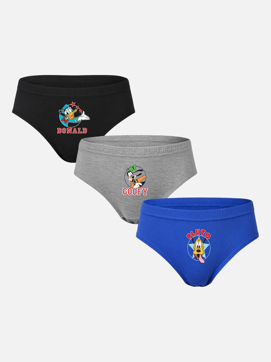 Bodycare boys cotton brief pack of 3, assorted