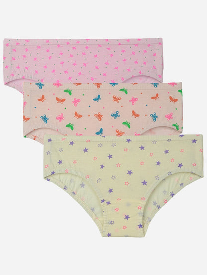Bodycare KIA6601 girls cotton panty inner elastic pack of 3