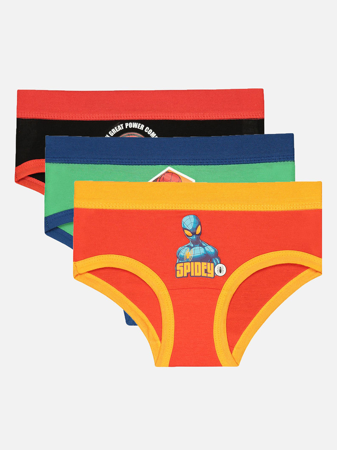 Bodycare boys ribbed printed brief pack of 3