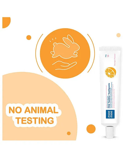 Mee Mee toddler toothpaste is made with no animal testing