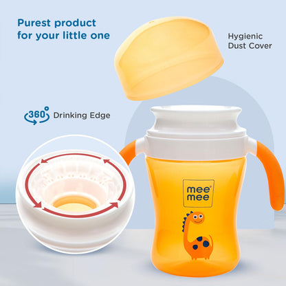 Mee Mee 360 degree trainer cup with hygienic spill-proof rim, a parent product