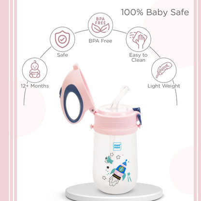 Mee Mee sipper cup is 100 percent baby safe: BPA free, lead free and light weight
