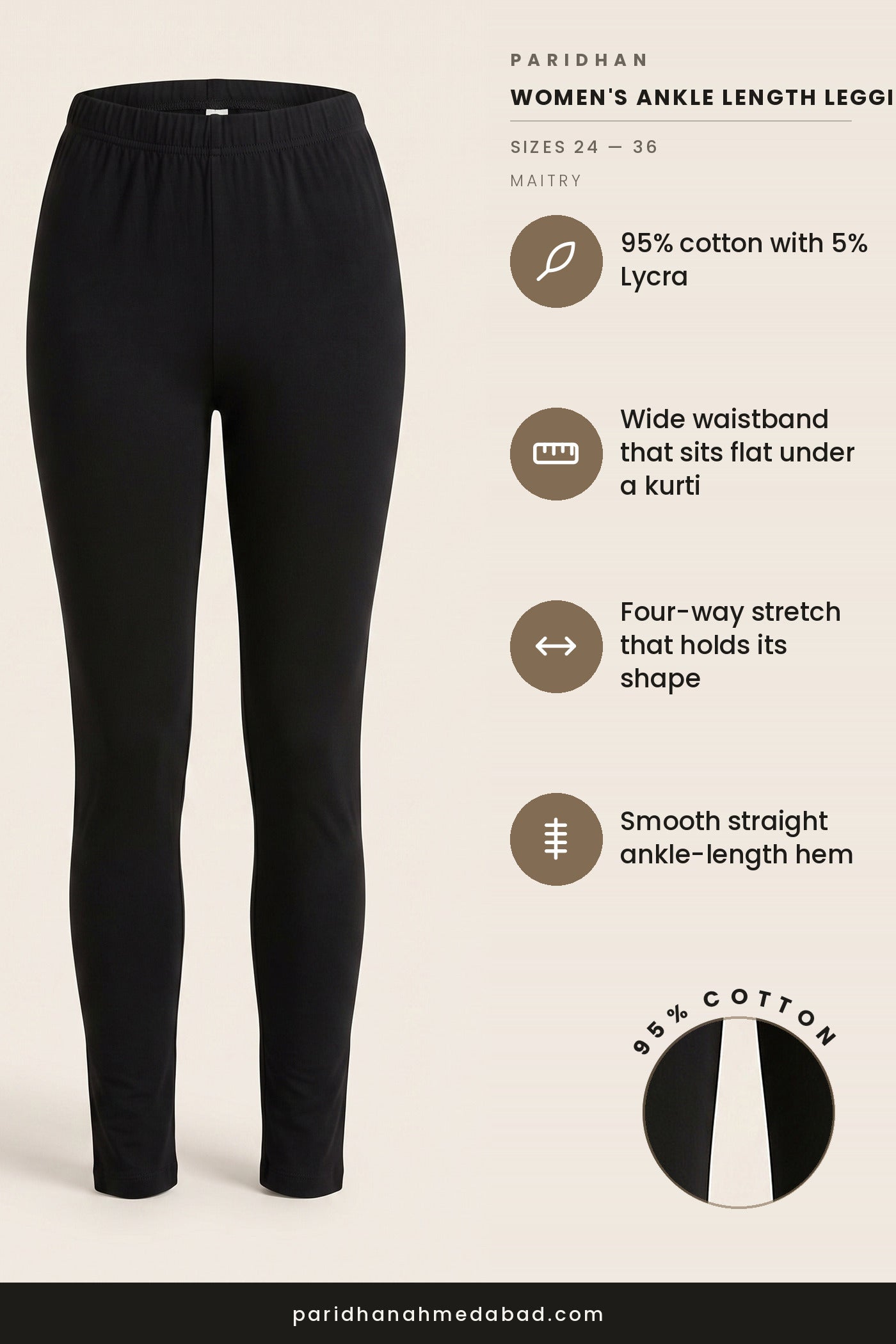 Maitry leggings features