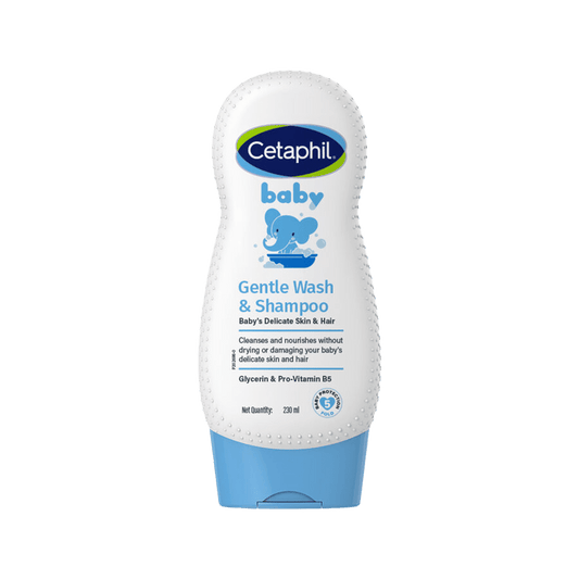 Cetaphil Baby gentle wash and shampoo tear-free bottle, front view