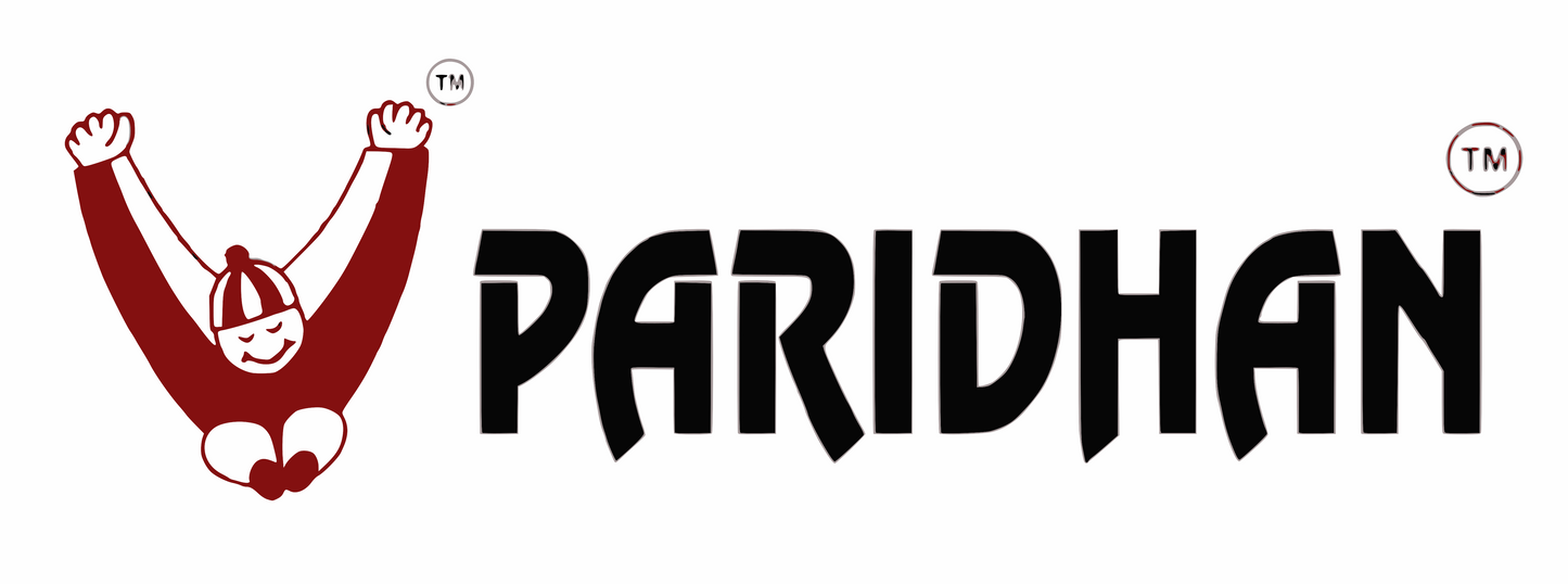 PARIDHAN store logo in red and black