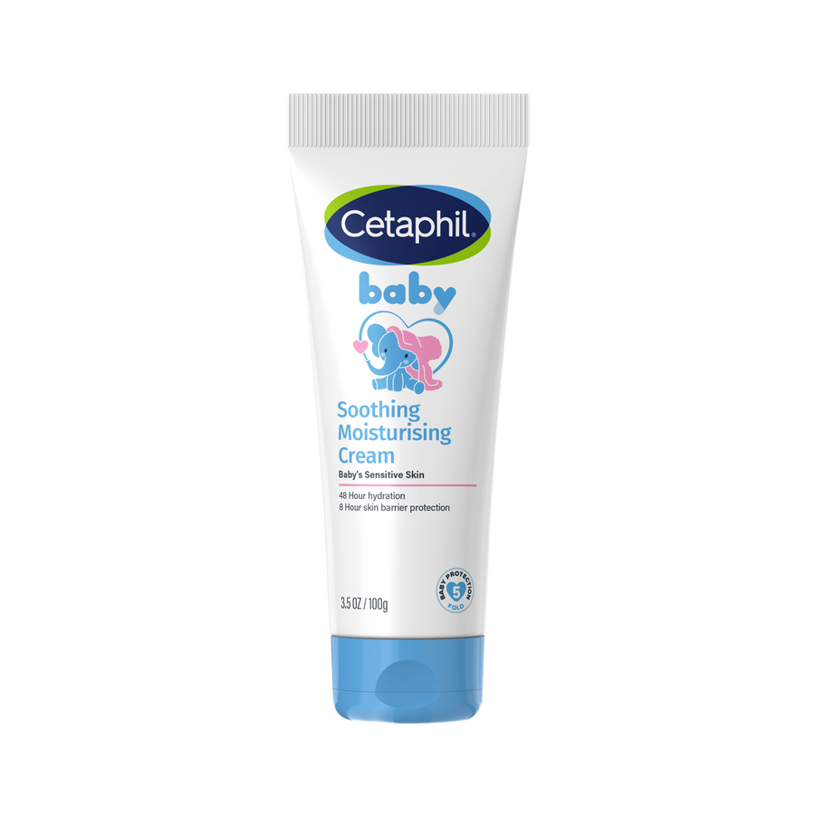 Cetaphil Baby soothing moisturising cream 100 g tube, front view