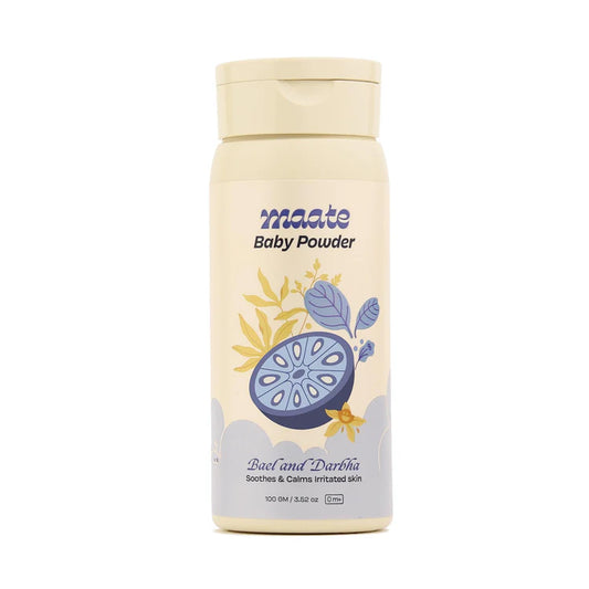 Maate Ayurvedic Baby Powder 100gm- Talc Free | 100% Natural