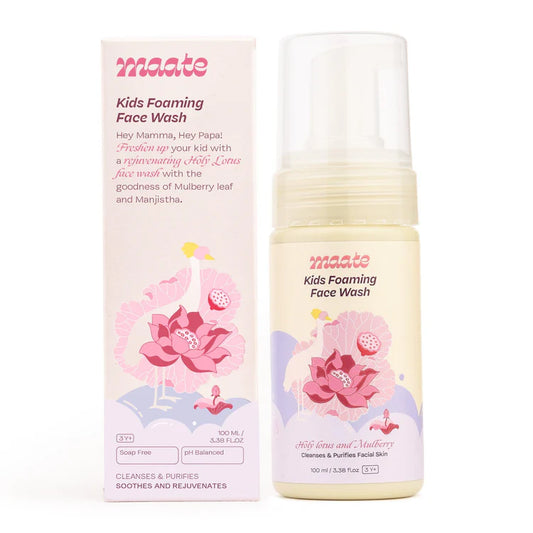 Maate Kids Foaming Face Wash - pH Balanced | Tear Free