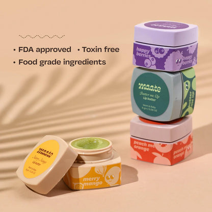 Happy Berries Lip Butter 100% Natural | FDA Approved – Maate