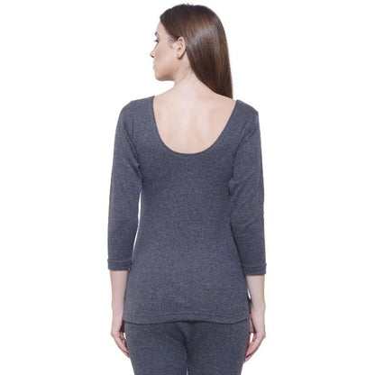 Bodycare Extra Soft Antibacterial Thermal Top Full Sleeves Round Neck for Women