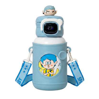 Blue Mee Mee Zippy insulated toddler sipper cup with side handles