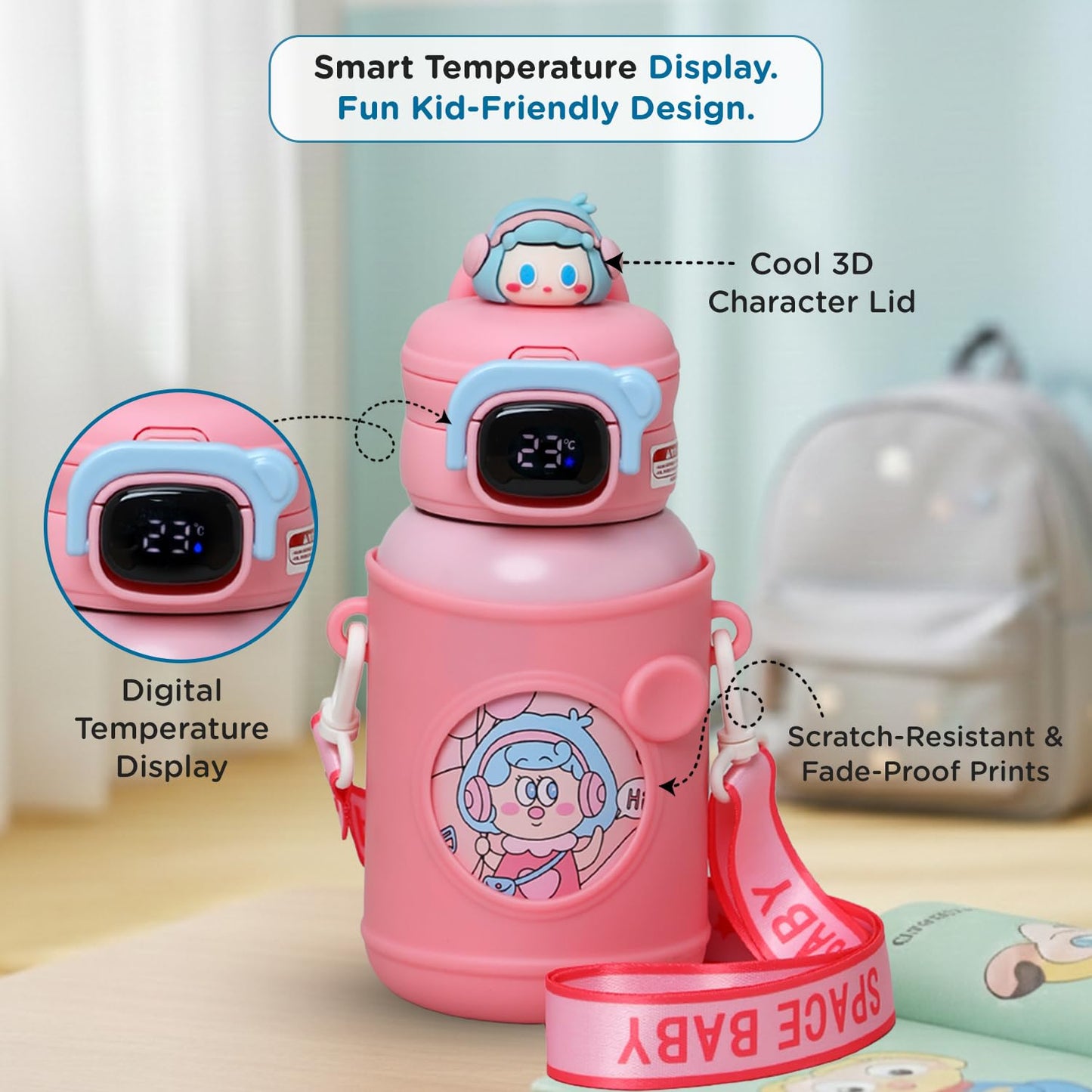 Mee Mee Zippy bottle with smart tempered air-release kid-friendly design