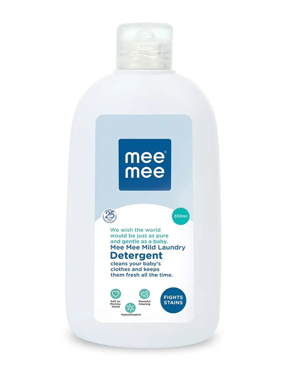 Mee Mee mild hypoallergenic baby laundry detergent, 300 ml bottle