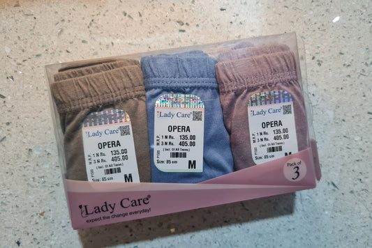 Ladycare OPERA  Women’s penty (Pack of 3)